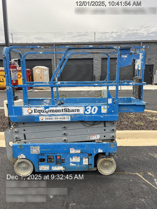 2018 Genie GS-1930 Genie GS-1930 w/Fixed Rail, Chain Entry