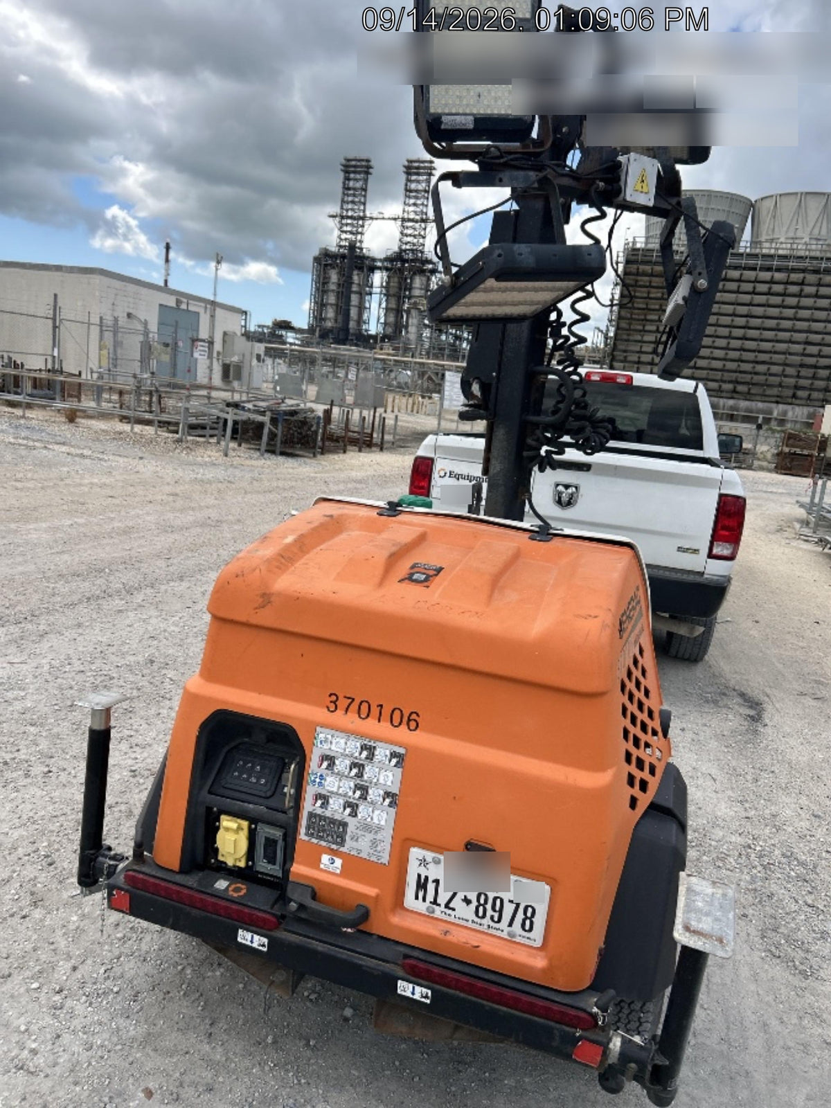 2023 Generac MLT2 Diesel, Flex Switch 120V Input, Powerzone Controller, 
(4) 320W LED Lights, 4kW Generator, 39.9 Gal Fuel Tank, 2" Ball, T3