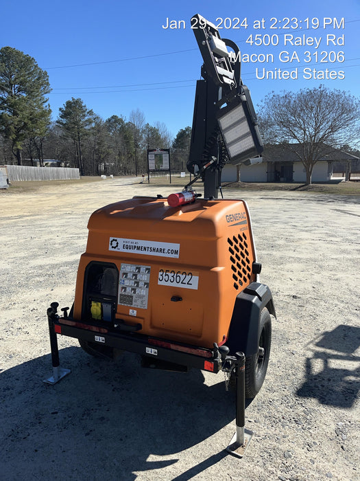 2023 Generac MLT2 Diesel, Flex Switch 120V Input, Powerzone Controller, (4) 320W LED Lights, 4kW Generator, 39.9 Gal Fuel Tank, 2" Ball, T3