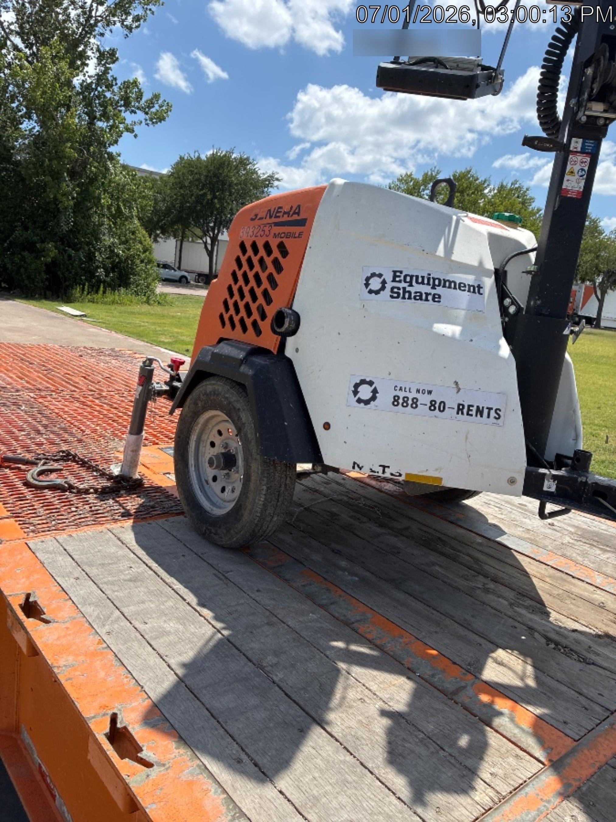 2024 Generac MLT2 Diesel, Flex Switch 120V Input, Powerzone Controller, 
(4) 320W LED Lights, 4kW Generator, 39.9 Gal Fuel Tank, 2" Ball, T3