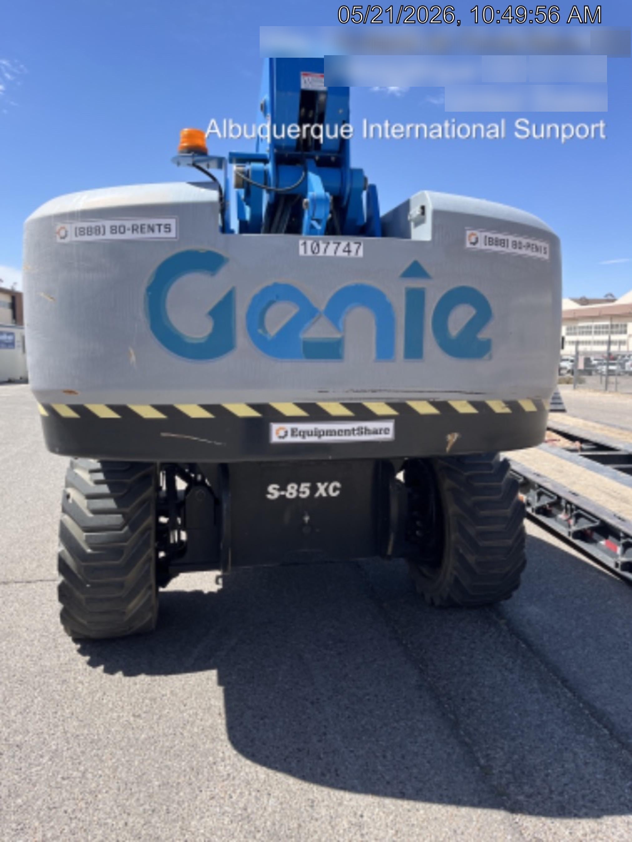 2020 GENIE S-85 XC