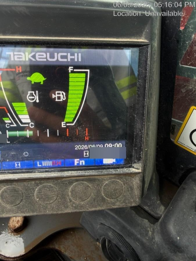 2022 Takeuchi TL8R2-CR 74hp Kubota Diesel, Cab/Heat/Air, Rubber Tracks, Hydraulic QC