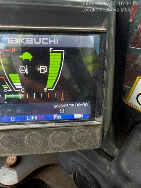 2022 Takeuchi TL8R2-CR 74hp Kubota Diesel, Cab/Heat/Air, Rubber Tracks, Hydraulic QC