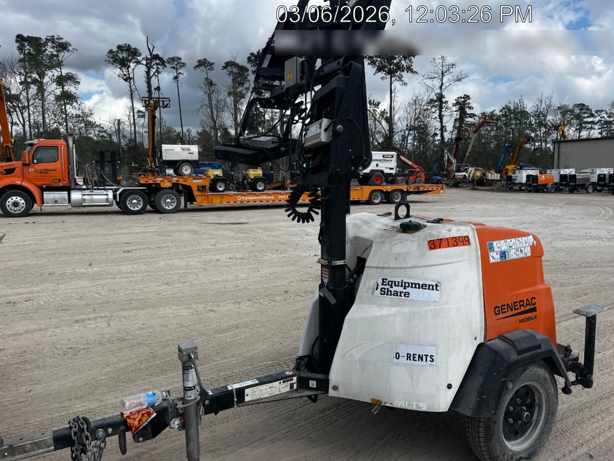 2023 Generac MLT2 Diesel, Flex Switch 120V Input, Powerzone Controller, 
(4) 320W LED Lights, 4kW Generator, 39.9 Gal Fuel Tank, 2" Ball, T3