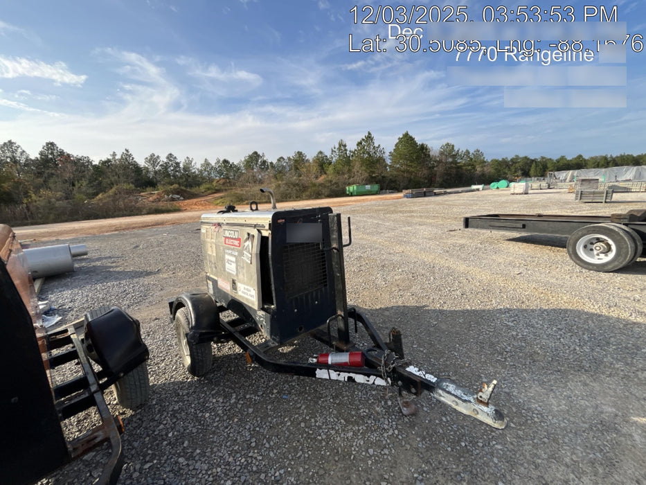 2019 Lincoln Electric Vantage 322 Lincoln Vantage 322 Welder w/Trailer, Light Kit, Cable Rack