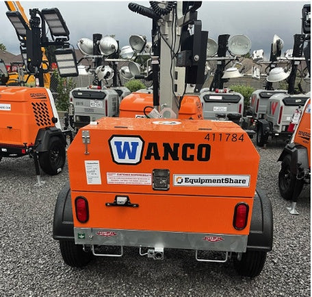 2024 Wanco WLTT-4MM4K Diesel, Deep Sea Controller, Shore Power Plug, Auto Start, (4) 350W LED Floodlights, 4kW Generator, 60 Gal Fuel Tank, 2" Ball, T3