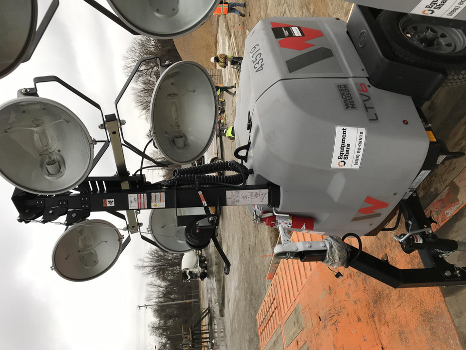 2019 Wacker Neuson LTV6L-MH Wacker Neuson LTV6L Mobile Light Tower w/Fuel Level Sensor Installed