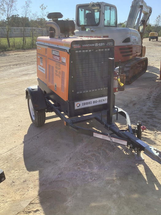 2021 Lincoln Electric Vantage 549X Ready Pak 3, ORANGE (includes trailer, cable rack, fender light kit)