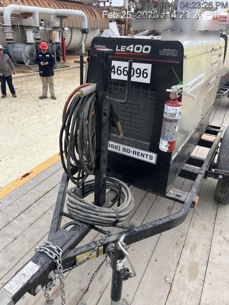 2024 Lincoln Electric LE400 Kubota V1505, Trlr, Cable Rack, Light Kit, ES Decals, T3
