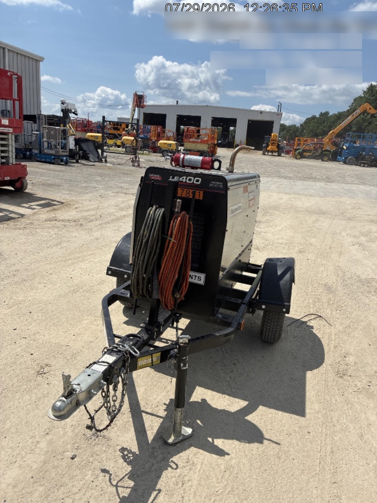 2024 Lincoln Electric LE400 Kubota V1505, Trlr, Cable Rack, Light Kit, ES Decals, T3