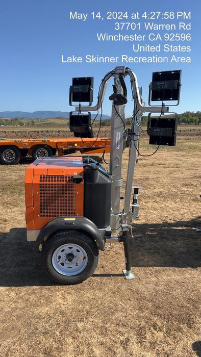 2024 Wanco WLTT-4MM4K Diesel, Deep Sea Controller, Shore Power Plug, Auto Start, (4) 350W LED Floodlights, 4kW Generator, 60 Gal Fuel Tank, 2" Ball, T3