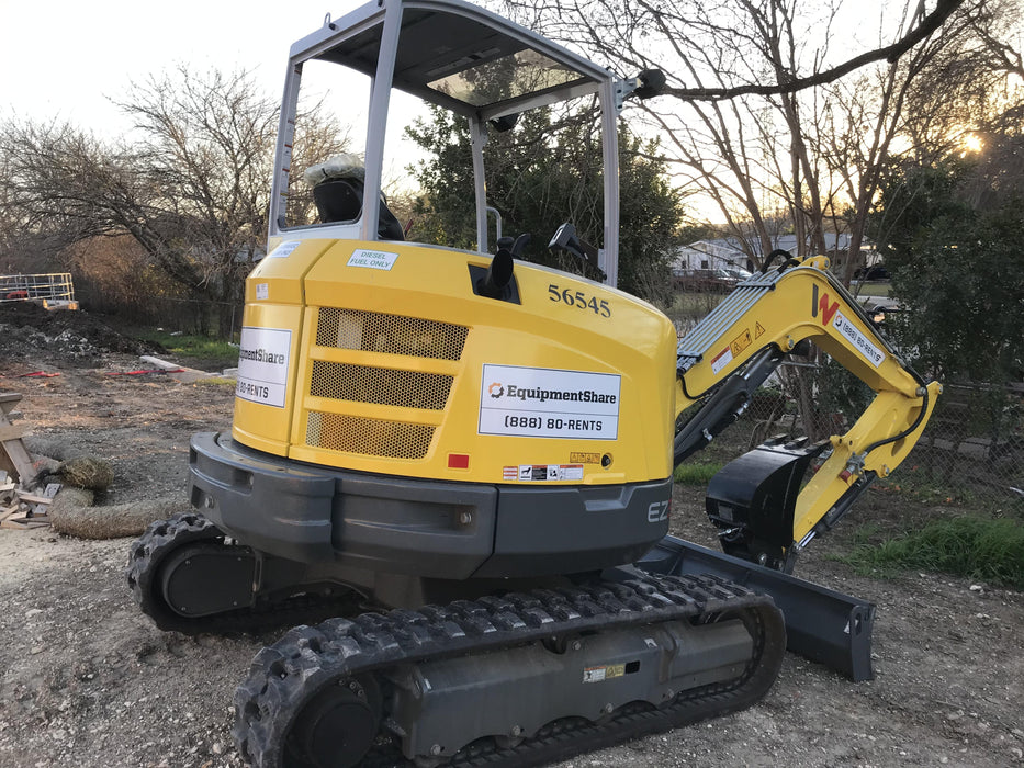 2020 Wacker Neuson EZ36 MX,TRK,LONG,CANOPY w/QC Coupler, 12"/18"/24" HD Buckets