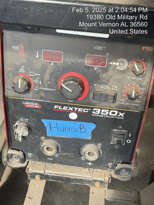 2020 LINCOLN ELECTRIC FLEXTEC 350X