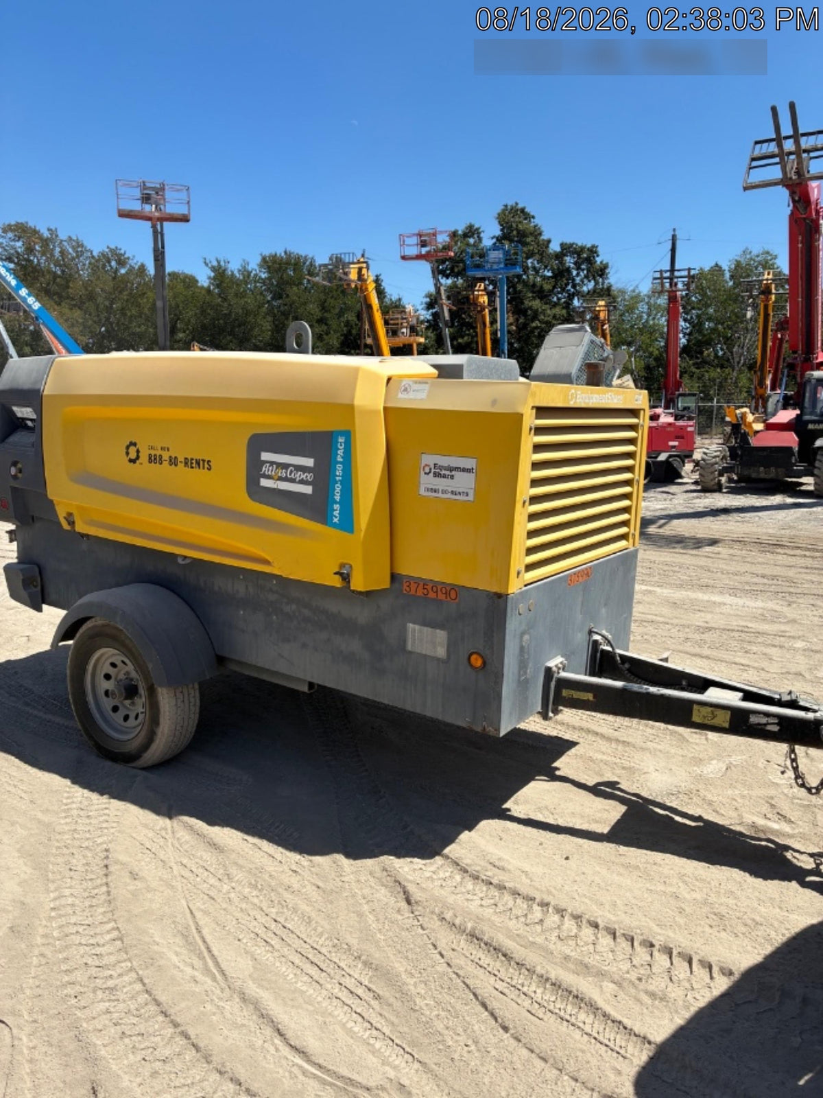 2023 ATLAS COPCO XAS 400-150 PACE