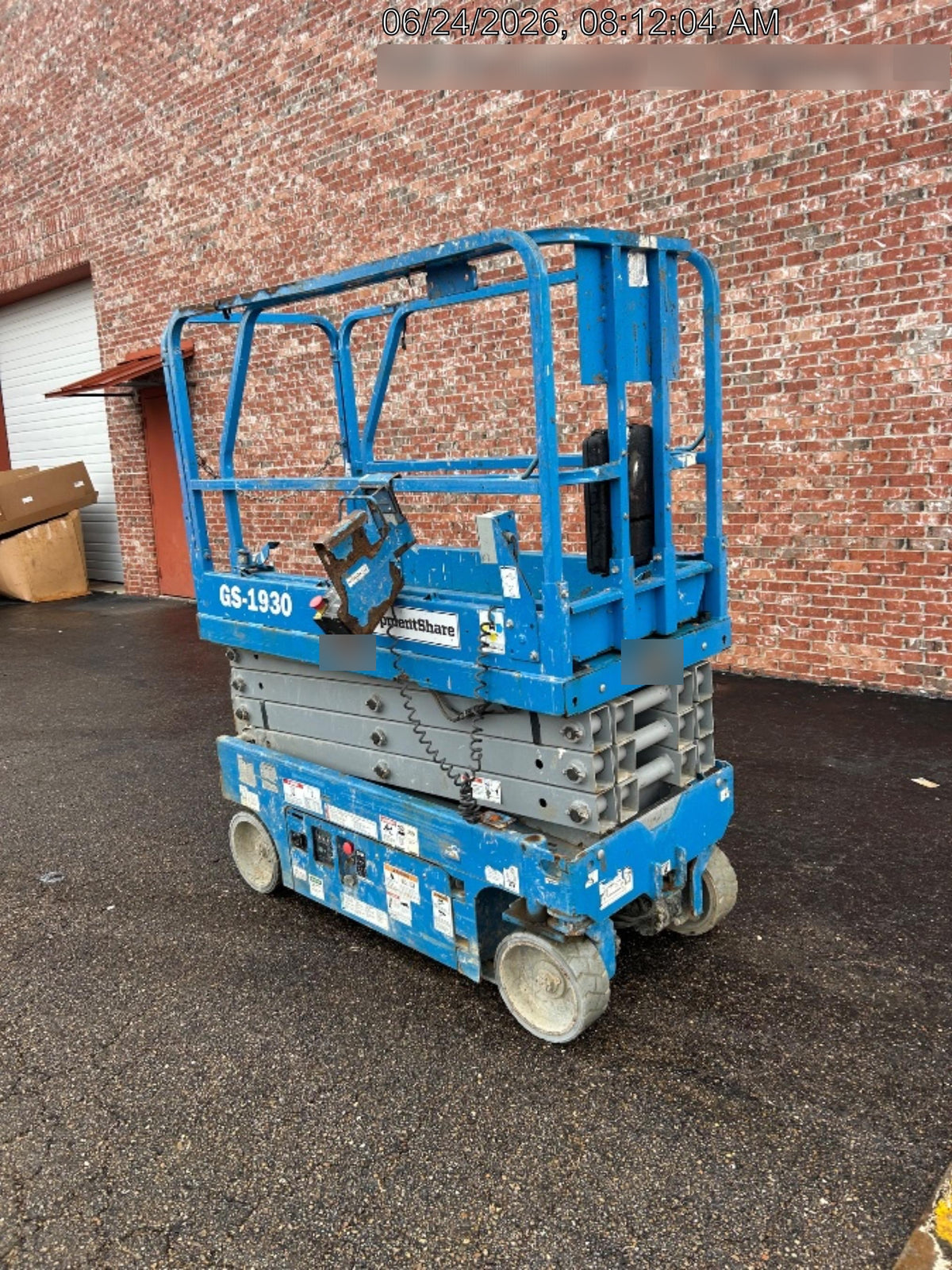 2019 Genie GS-1930 Fixed Rails with Chain Entry