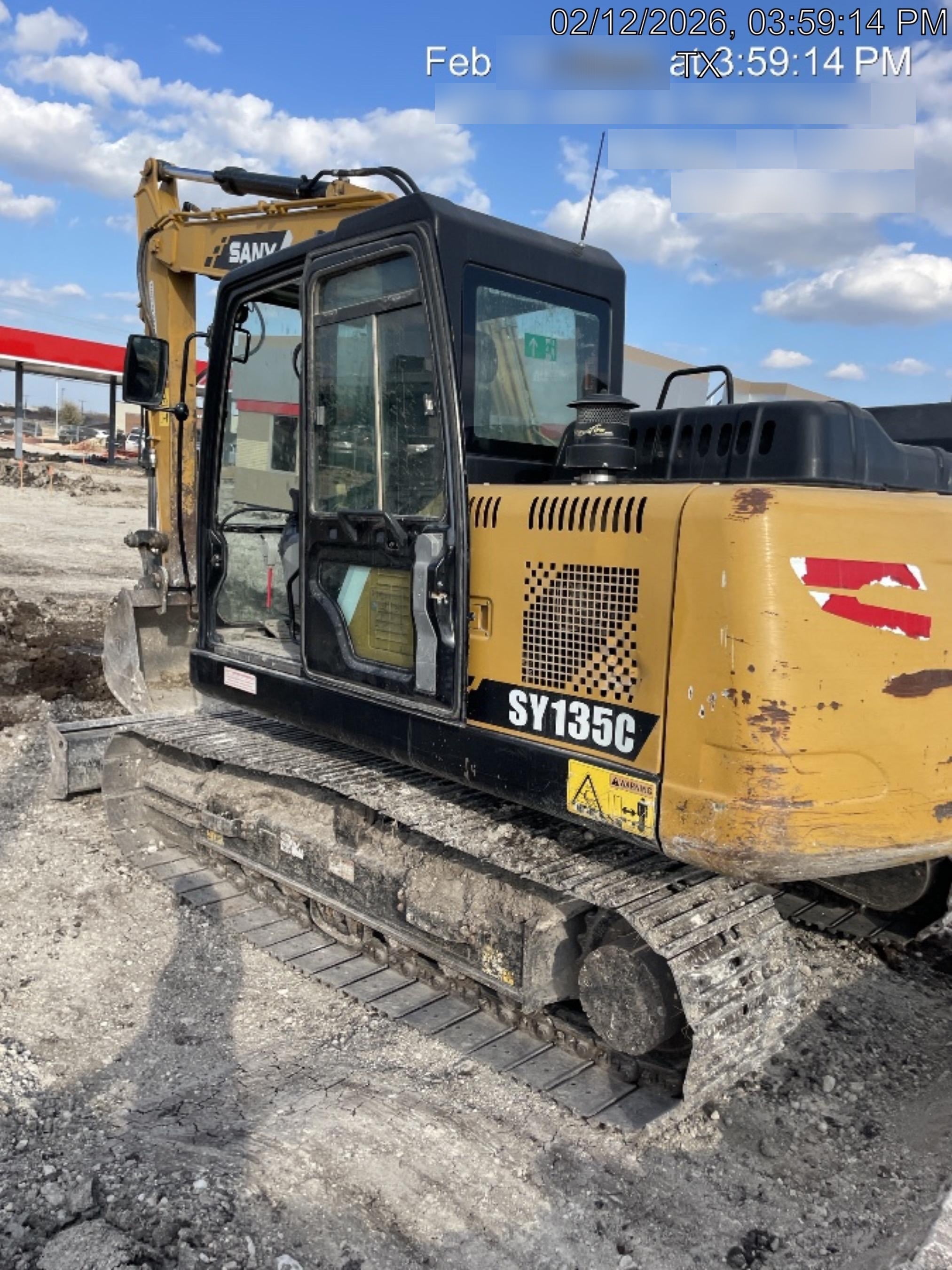 Sany SY135C SY135 Tier 4 - Cab, Hydraulic QC,  Buckets: 36" , Hydraulic Hammer 1,500 lb impact class