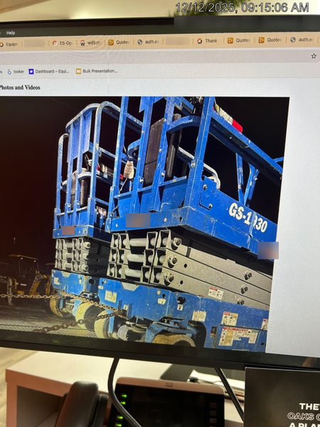 2020 Genie GS-1930 Fixed rails with chain entry gate - Pre A92.20