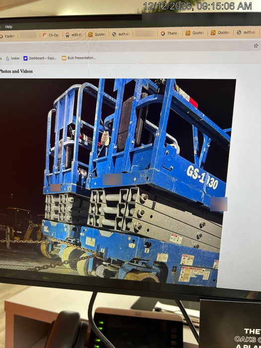 2020 Genie GS-1930 Fixed rails with chain entry gate - Pre A92.20