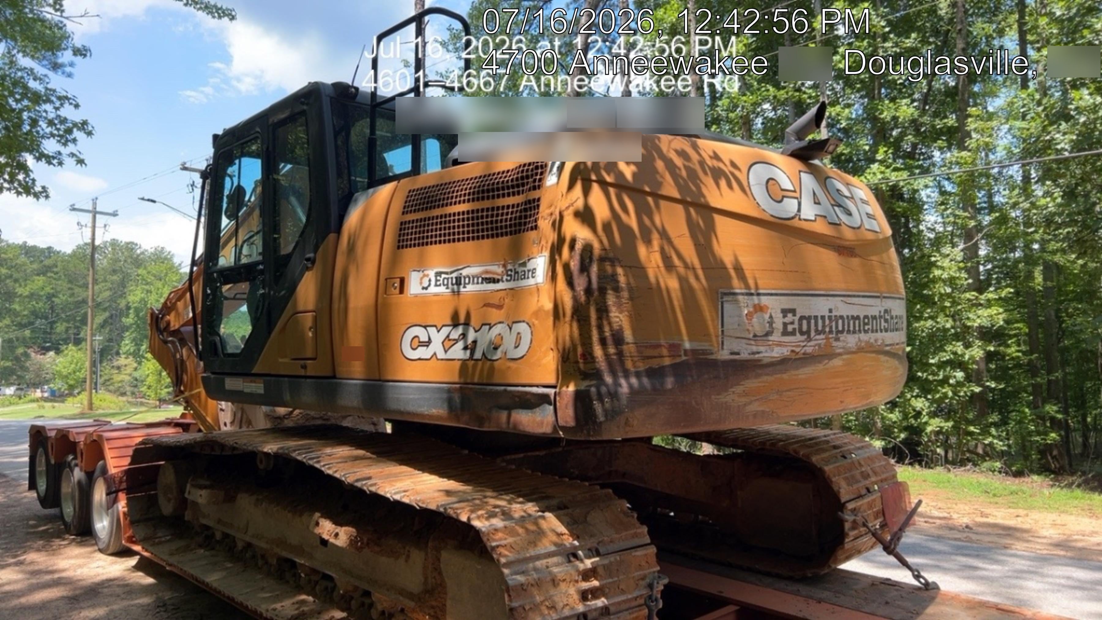2020 CASE CX210D