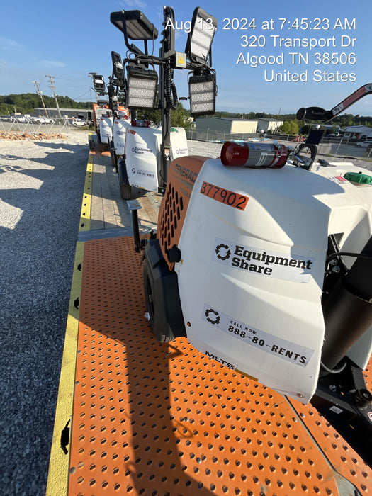 2023 Generac MLT2 Diesel, Flex Switch 120V Input, Powerzone Controller, 
(4) 320W LED Lights, 4kW Generator, 39.9 Gal Fuel Tank, 2" Ball, T3