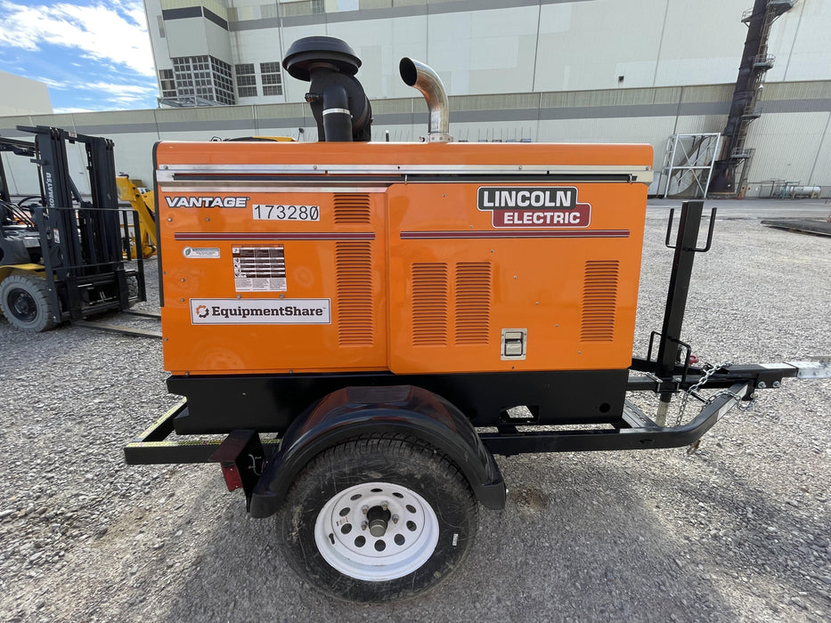 2021 Lincoln Electric Vantage 549X Ready Pak 3, ORANGE (includes trailer, cable rack, fender light kit)
