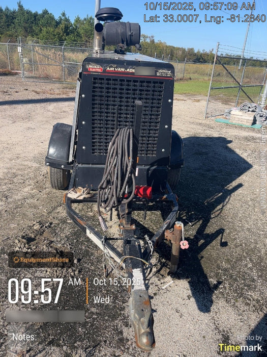 2021 Lincoln Electric Air Vantage 566 Air Vantage 566X Ready Pak 3 (includes trailer, cable rack, fender light kit); no telematics