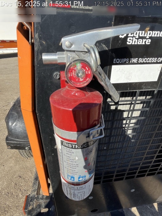 2021 Lincoln Electric Vantage 322 Vantage 322 Ready Pak 3 w/ Decals, ORANGE (includes trailer, cable rack, fender light kit) NO Telematics