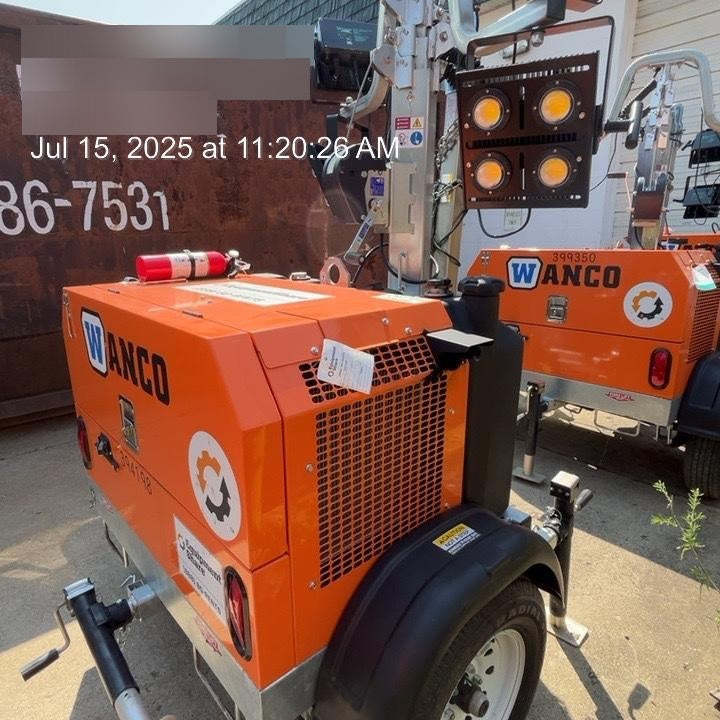 2024 Wanco WLTT-4MM4K Diesel, Deep Sea Controller, Shore Power Plug, Auto Start, (4) 350W LED Floodlights, 4kW Generator, 60 Gal Fuel Tank, 2" Ball, T3