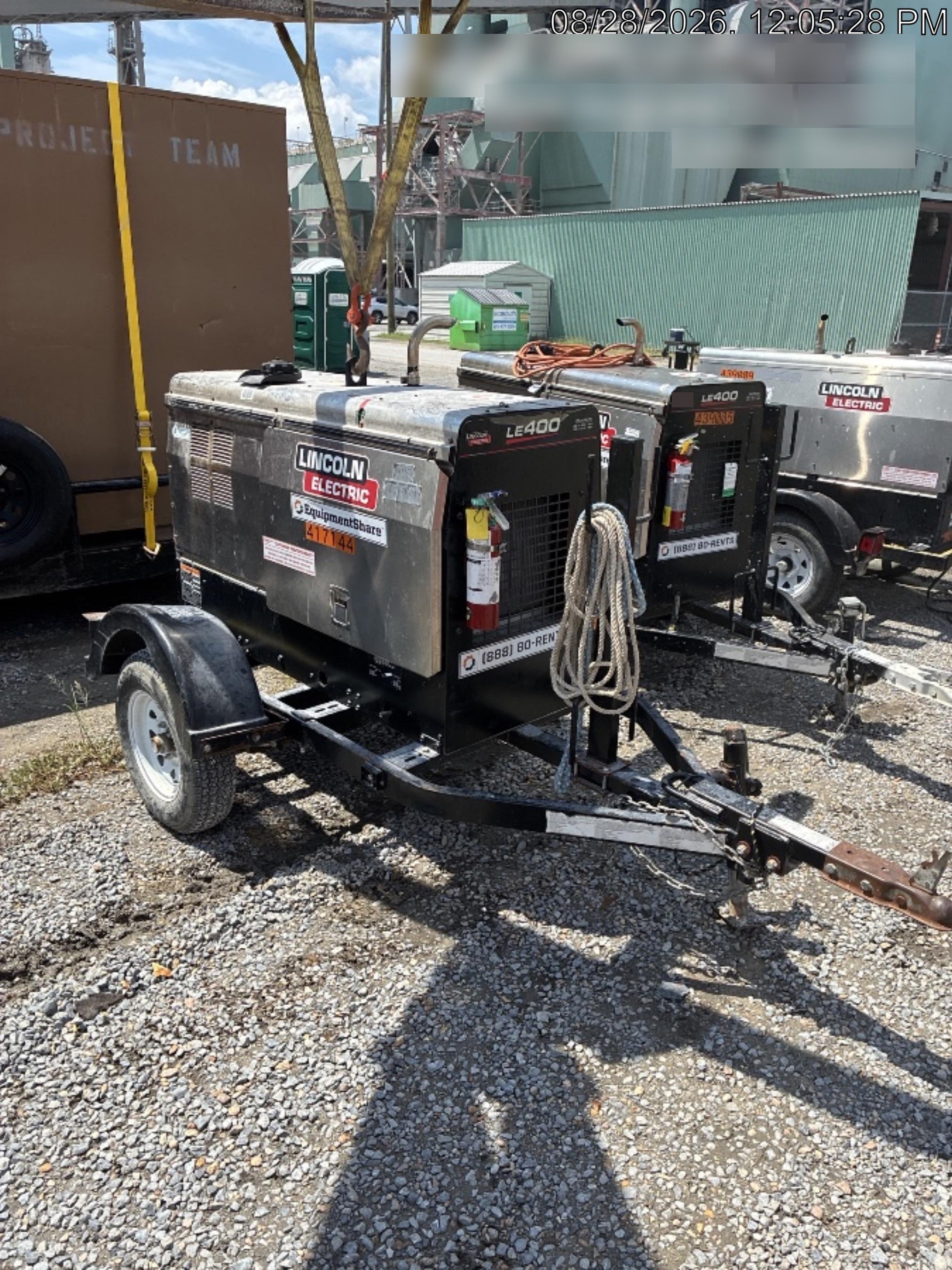 2024 Lincoln Electric LE400 Kubota V1505, Trlr, Cable Rack, Light Kit, ES Decals, T3