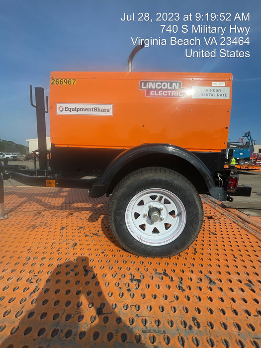 2022 Lincoln Electric LE400 Kubota V1505, Trlr, Cable Rack, Light Kit, ES Decals, T3