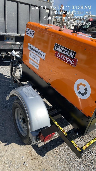 2022 Lincoln Electric LE400 Kubota V1505, Trlr, Cable Rack, Light Kit, ES Decals, T3