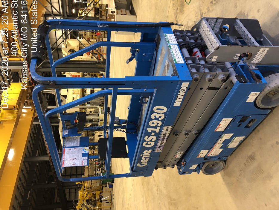 2018 Genie GS-1930 Genie GS-1930 w/Fixed Rail, Chain Entry
