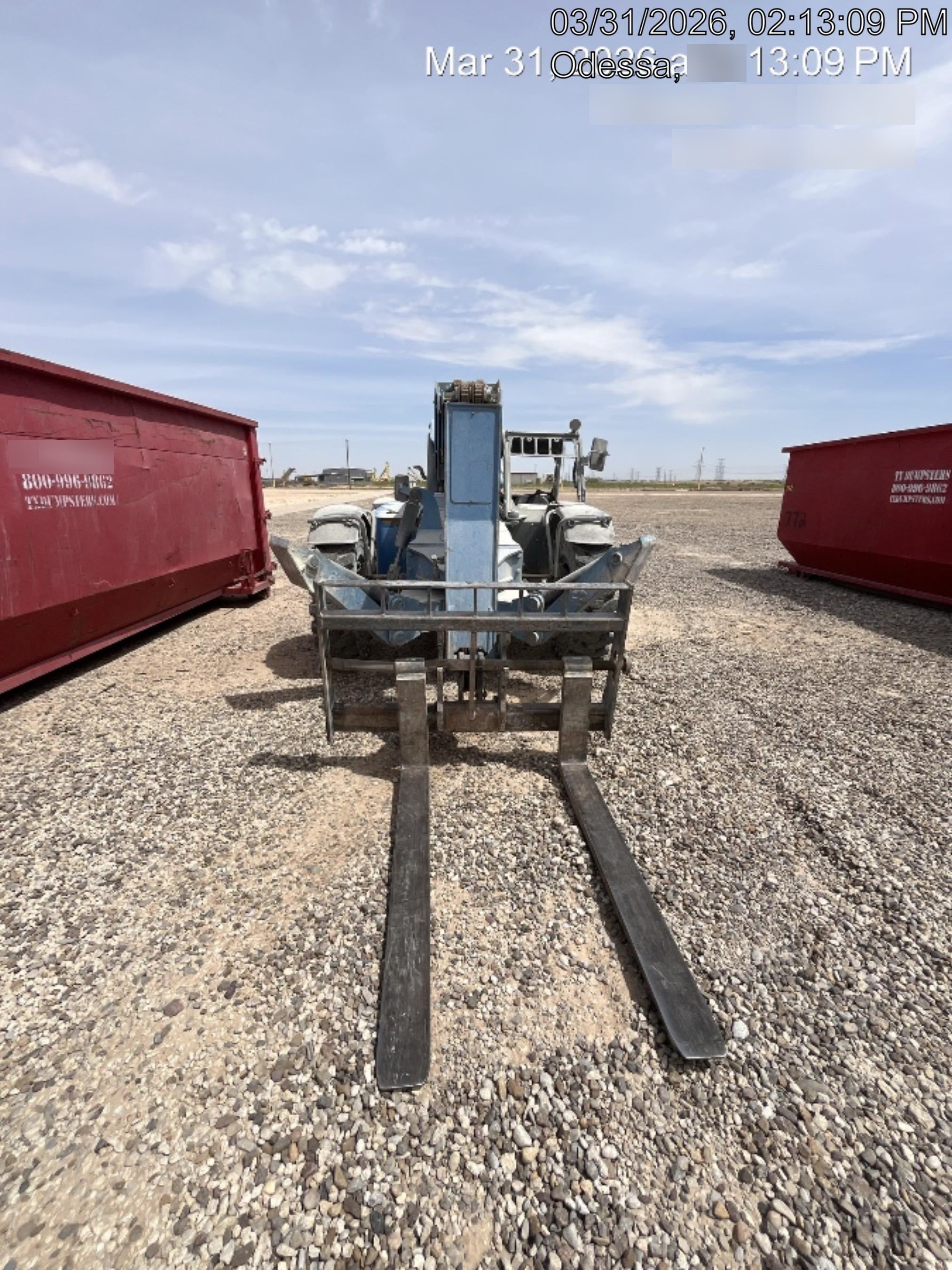 2017 Genie GTH-1056 Genie GTH1056, Solid Tires, 60" carriage, Light Kit, Open ROPS