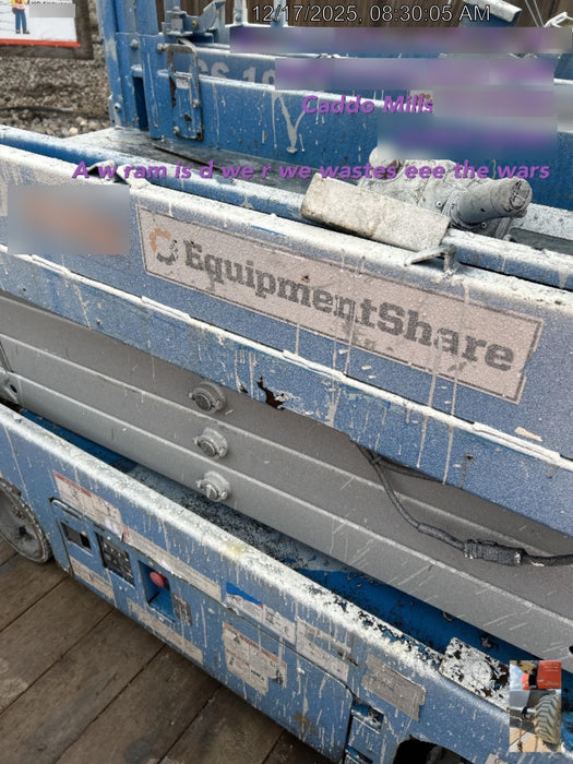 2018 Genie GS-1930 Genie GS-1930 Scissor Lift w/Standard Options