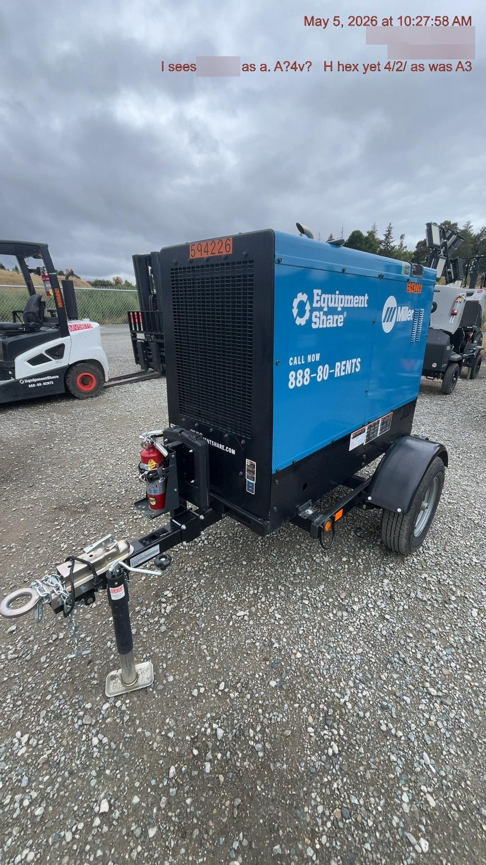 2025 MILLER ELECTRIC BIG BLUE 500