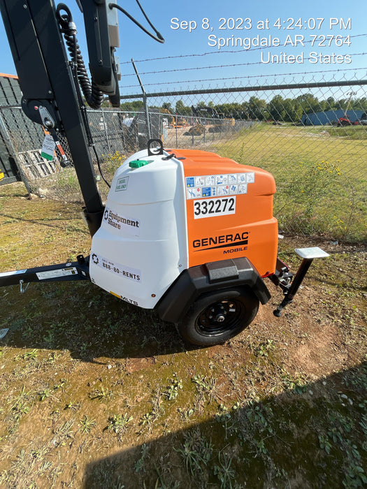2023 Generac MLT2 Diesel, Flex Switch 120V Input, Powerzone Controller, (4) 320W LED Lights, 4kW Generator, 39.9 Gal Fuel Tank, 2" Ball, T3