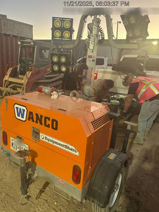 2024 Wanco WLTT-4MM4K Diesel, Deep Sea Controller, Shore Power Plug, Auto Start, (4) 350W LED Floodlights, 4kW Generator, 60 Gal Fuel Tank, 2" Ball, T3