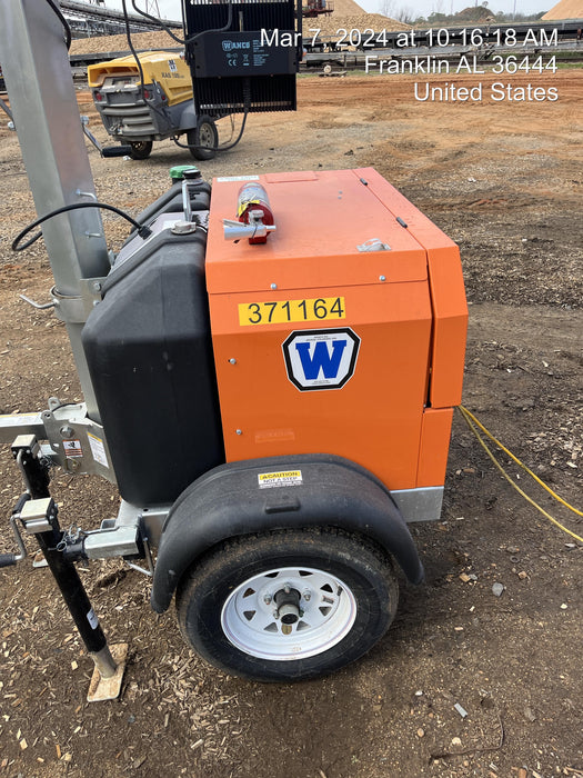2023 Wanco WLTT-4MM4K Diesel, Deep Sea Controller, Shore Power Plug, Auto Start, (4) 350W LED Floodlights, 4kW Generator, 60 Gal Fuel Tank, 2" Ball, T3