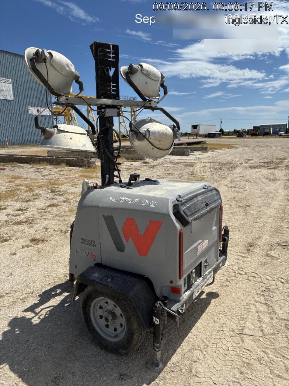 2019 Wacker Neuson LTV6K-LED LTV6K Light Tower, LED 300W, Telematics EQ SH Kubota