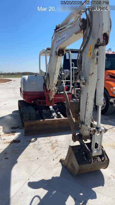 2019 Takeuchi TB260 Takeuchi TB260 Canopy w/Rubber Tracks, Auxiliary Hydraulics, Standard Blade, Manual QC