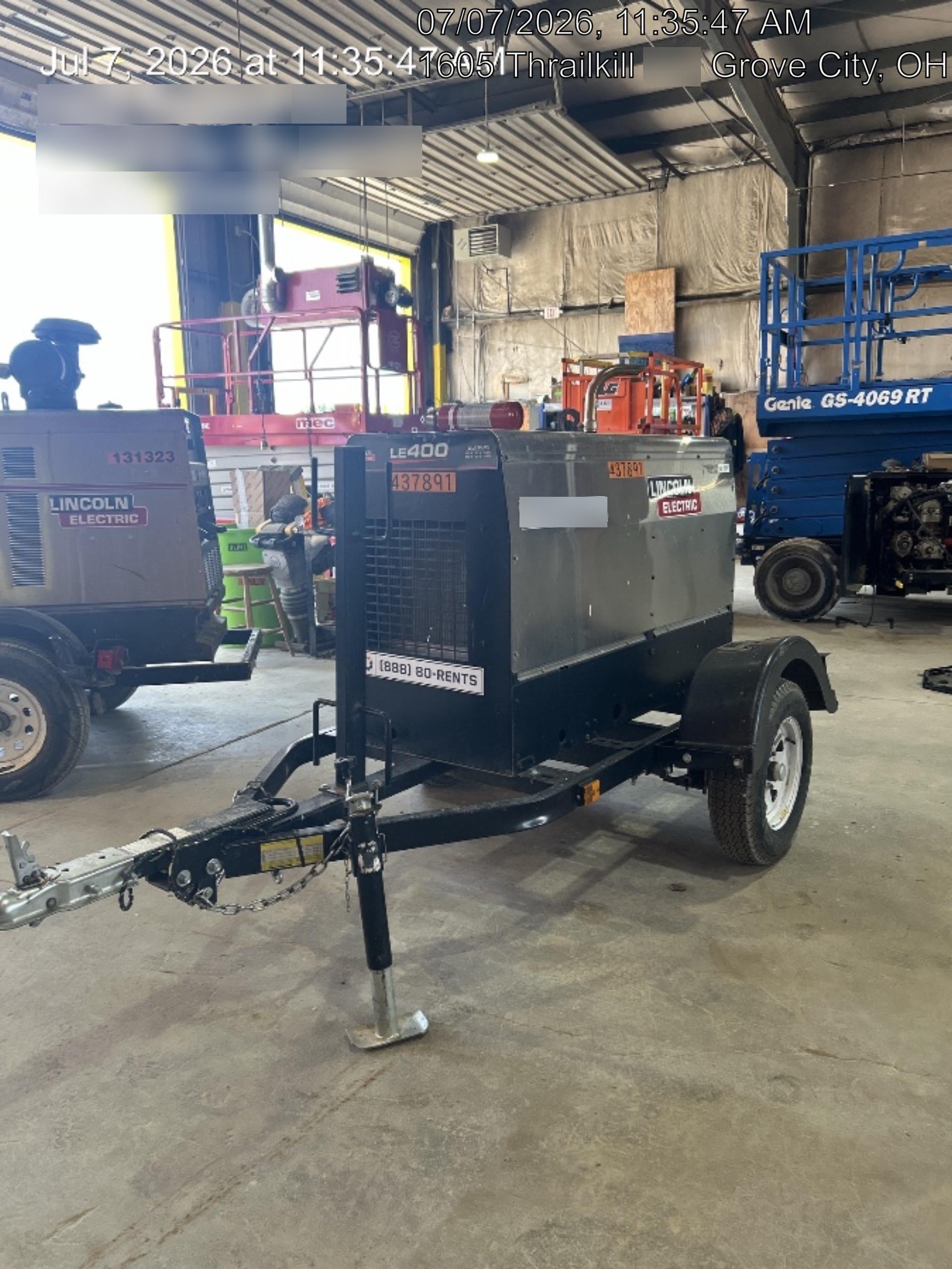 2024 Lincoln Electric LE400 Kubota V1505, Trlr, Cable Rack, Light Kit, ES Decals, T3