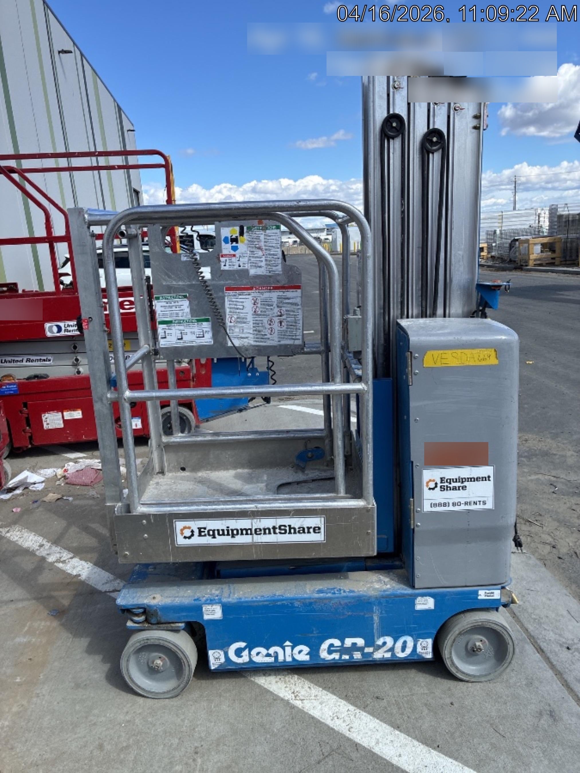 2020 GENIE GR-20