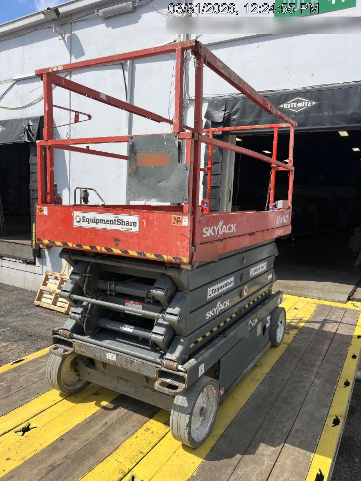 2018 Skyjack SJIII-4632 Standard Rental Specs