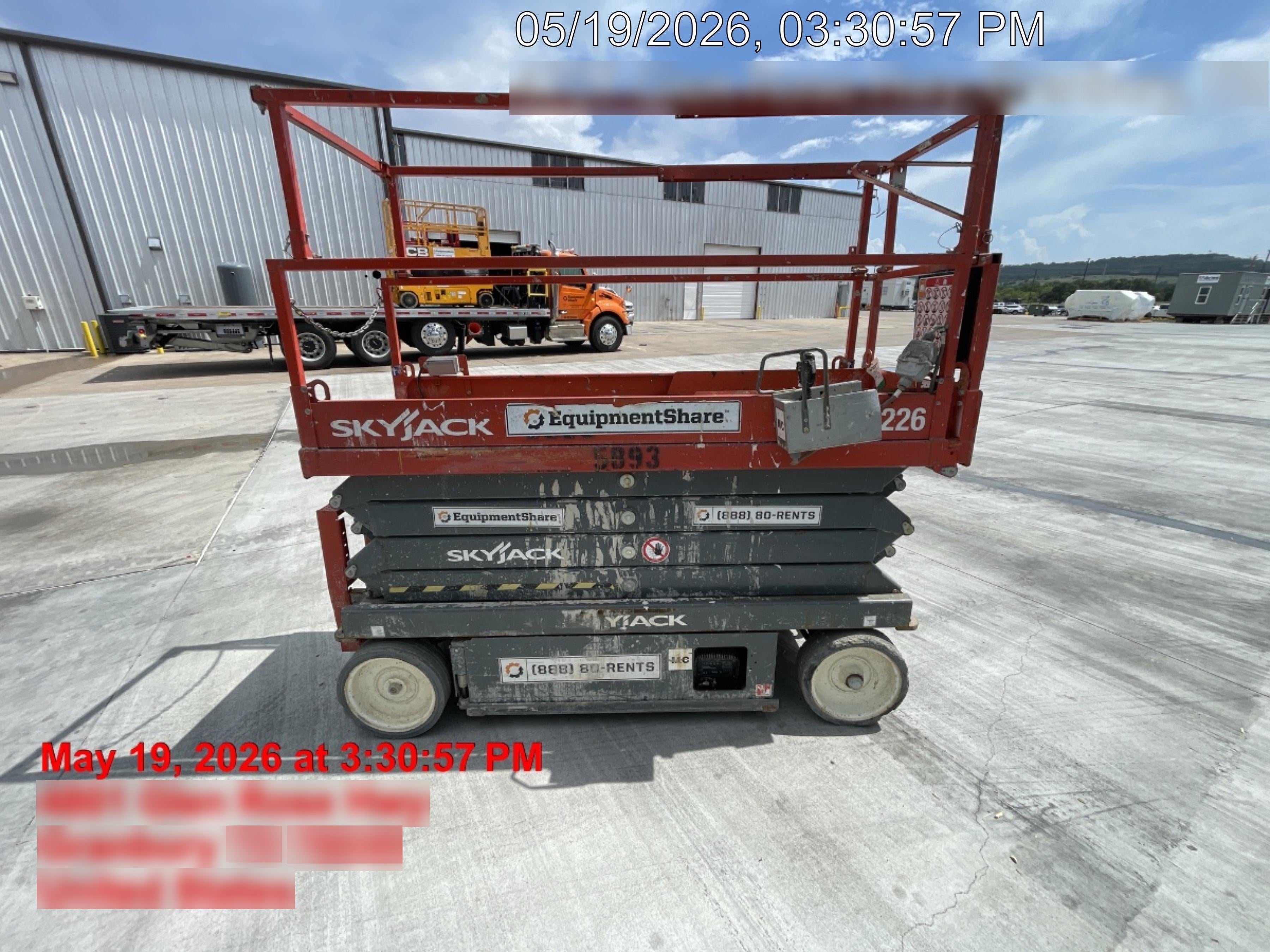 2017 Skyjack SJIII-3226 Skyjack SJ3226, Trojan Battery Set, Extended Warranty 5yr/5k hr