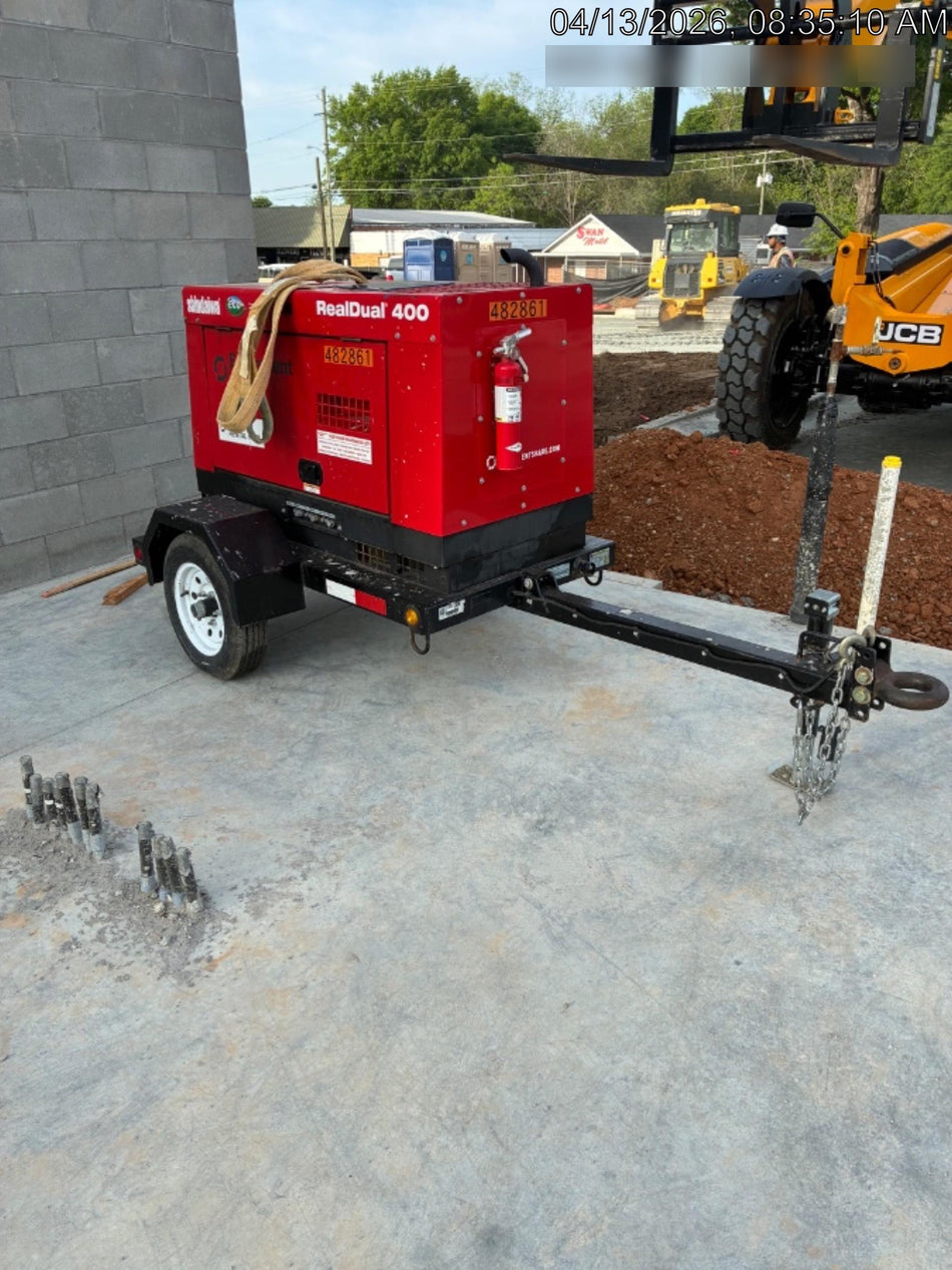 2024 Shindaiwa DGW400DML Kubota D902 Engine, 23 HP, Dual Op Welder, Wire, Arc, Droop Stick, Tig, and CC Stick Functionality, Simulphase, 3 Phase and 1 Phase Gen Output, Single Axle NB Trlr, Slr Trckl Chrg 12V 12W, Fire Ext, T3