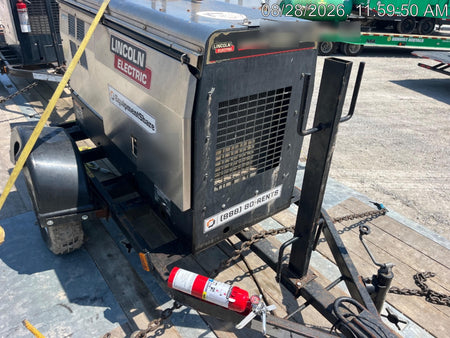 2019 Lincoln Electric Vantage 322 Ready-Pak 3, Two Wheel Trailer, Fender and Light Kit, Cable Rack