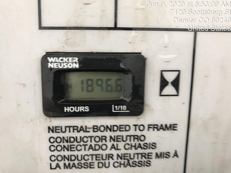 2018 Wacker Neuson LTV6L-MH Wacker Neuson LTV6L Mobile Light Tower w/Fuel Level Sensor Installed