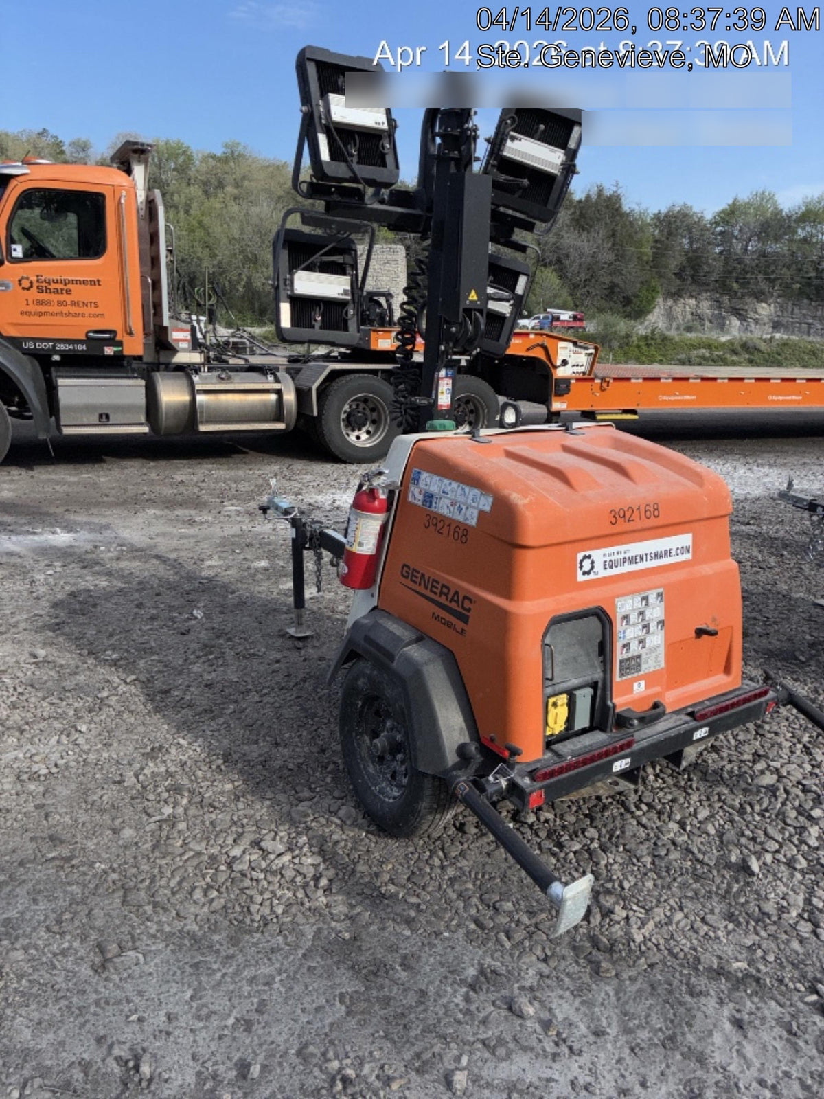2024 Generac MLT2 Diesel, Flex Switch 120V Input, Powerzone Controller, 
(4) 320W LED Lights, 4kW Generator, 39.9 Gal Fuel Tank, 2" Ball, T3