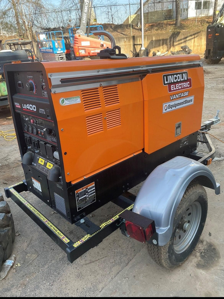 2022 Lincoln Electric LE400 Kubota V1505, Trlr, Cable Rack, Light Kit, ES Decals, T3