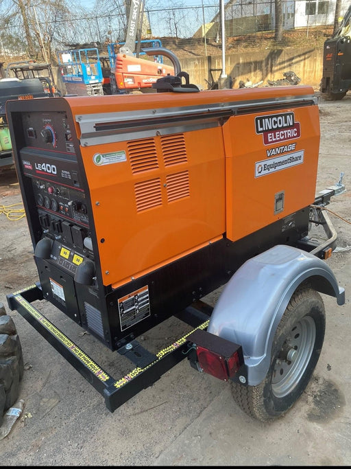 2022 Lincoln Electric LE400 Kubota V1505, Trlr, Cable Rack, Light Kit, ES Decals, T3